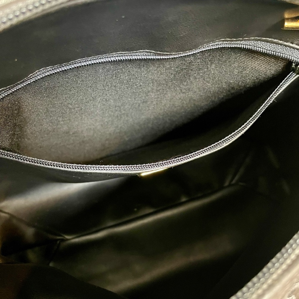 Bally Gray Woven Leather & Suede Vintage Intrecciato Double Strap Shoulder Bag - Picture 12 of 14